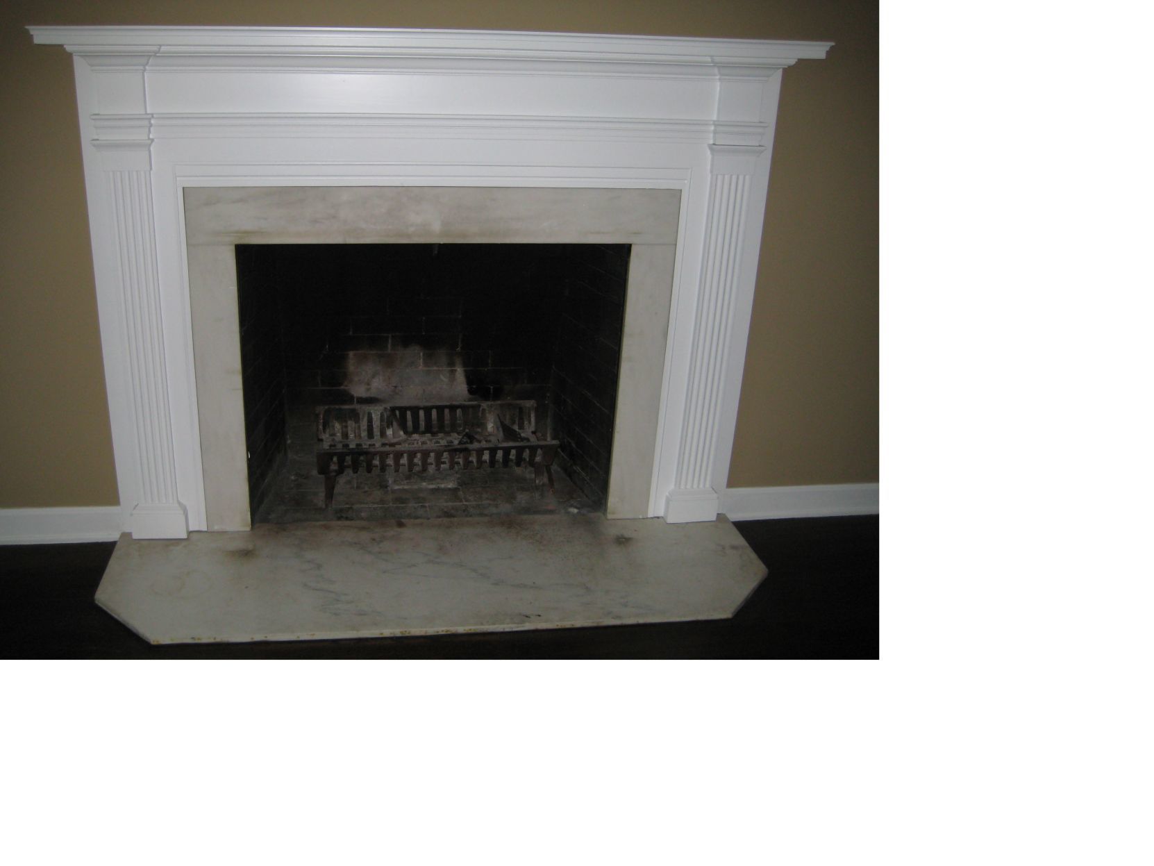 Old fireplace